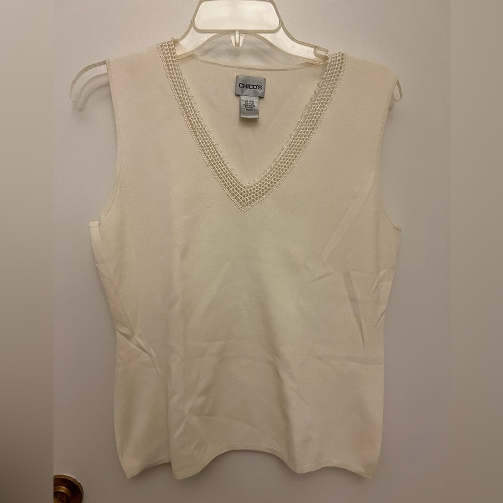 Women’s Chicos White Blouse, Size 2